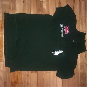 POLO RALPH LAUREN Vintage Green polo size L